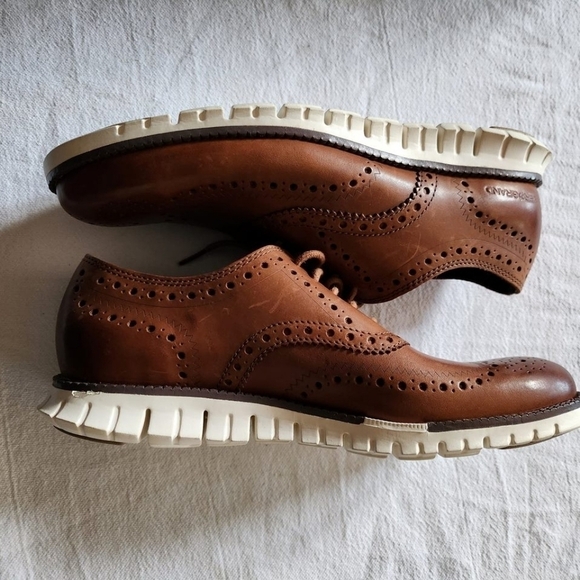 Cole Haan ZeroGrand Wing‎ Oxford British Tan Sz. 8 Shoes main image 10